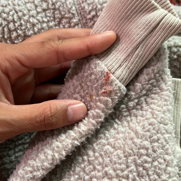 Everlane ReNew Teddy Bomber in Oatmeal - Picture 4 of 4